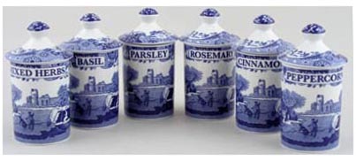 Spice Jars Set of Six